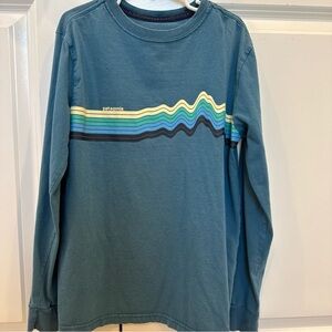 Patagonia Kids Teal Long Sleeve size medium 10